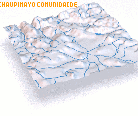 3d view of Comunidad de Chaupimayo